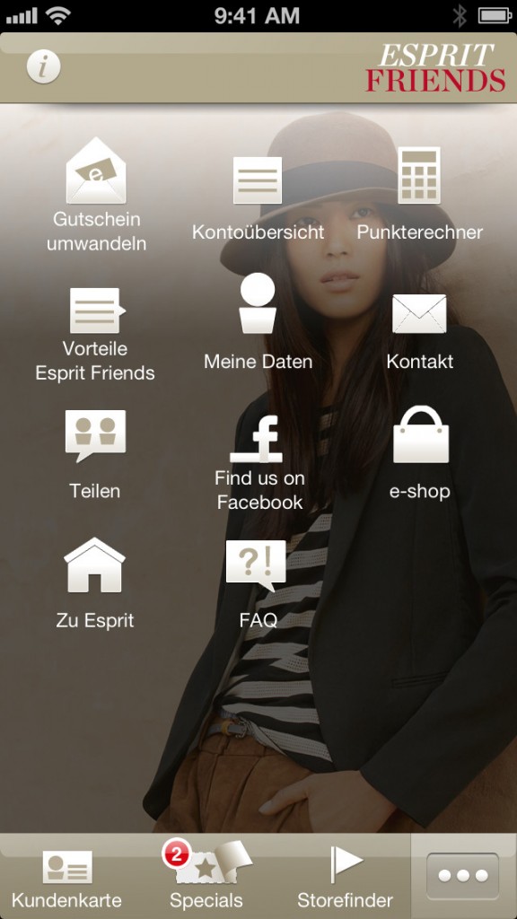 Esprit Friends App für Android und iPhone